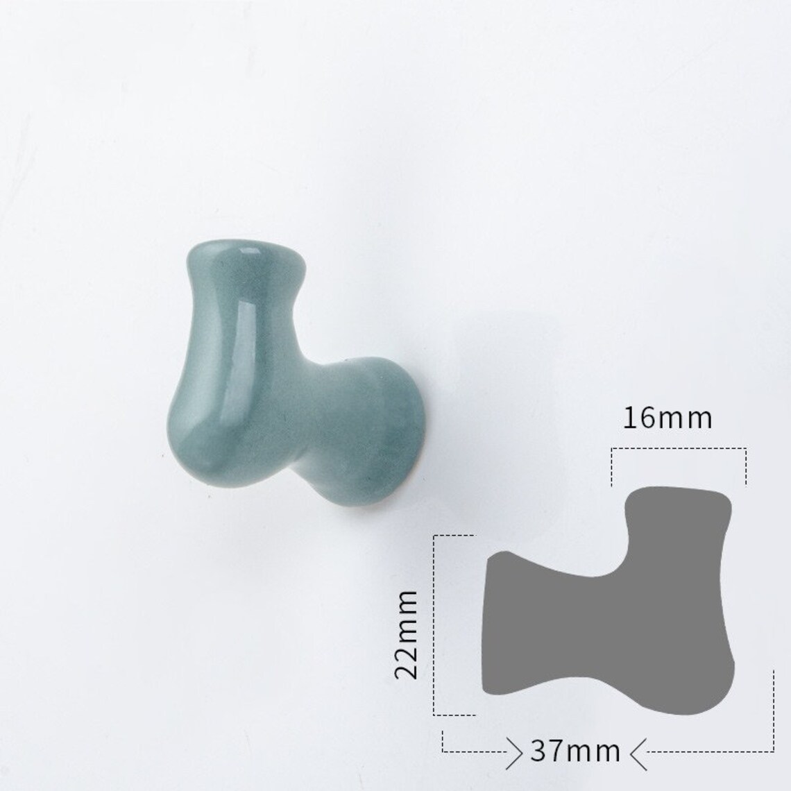 Mehrfarbige Einloch Wandhaken Knäufe Griffe KinderzimmerHaken | Etsy