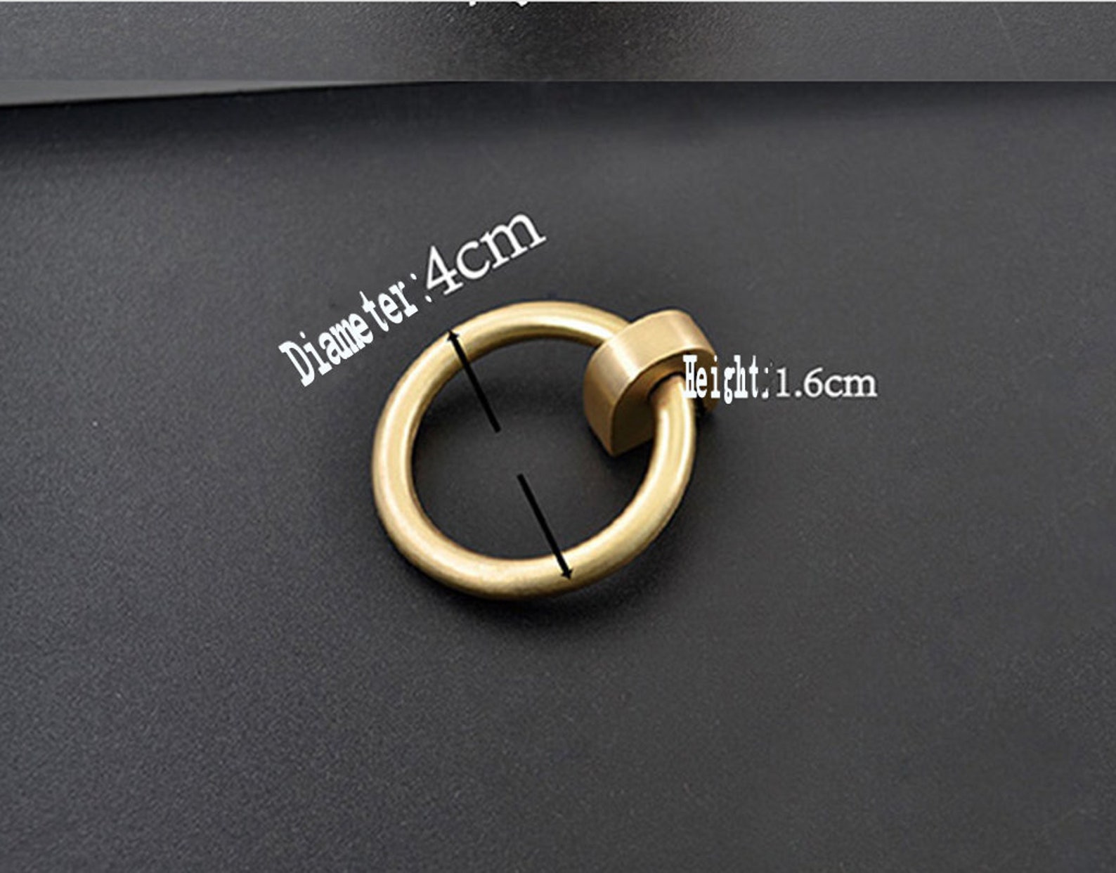 Gold Ring Pulls Drawer Pull Knob Handles Dresser Pulls Handle Etsy