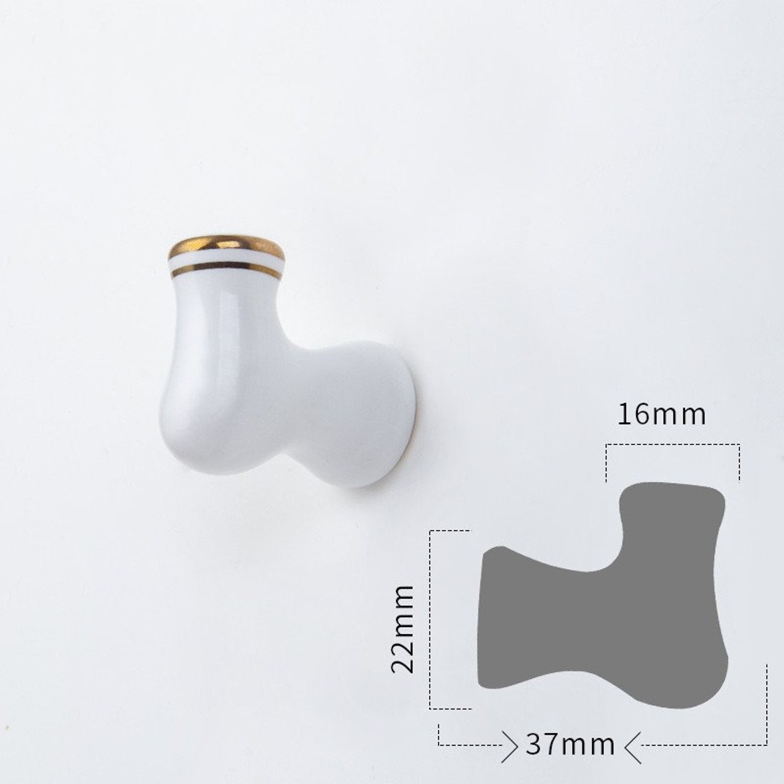 Mehrfarbige Einloch Wandhaken Knäufe Griffe KinderzimmerHaken | Etsy