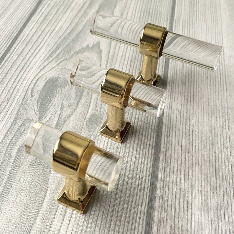 Clear Acrylic Crystal Door Handles Knobs Pulls Drawer Handles pulls Dresser handle Cabinet Handle Pulls Wardrobe pulls knob Hardware