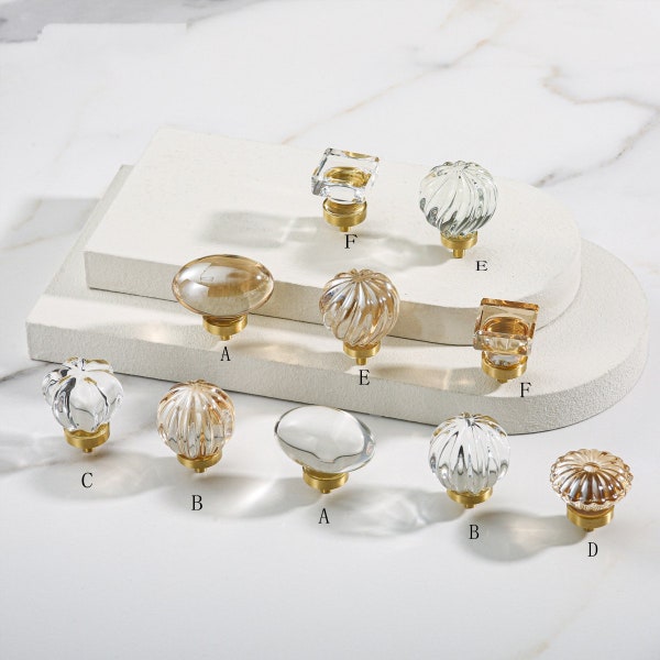 Transparent Crystal Ellipse Knobs Clear Acrylic Knobs Pulls Handles Brass Drawer knobs Dresser handle Cabinet Pulls Knob Egg Wardrobe knobs