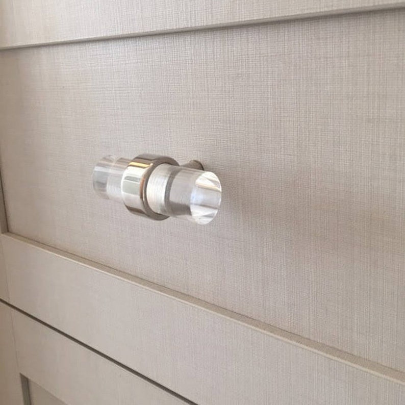 Clear Acrylic Crystal Door Handles Knobs Pulls Drawer Handles pulls Dresser handle Cabinet Handle Pulls Wardrobe pulls knob Hardware
