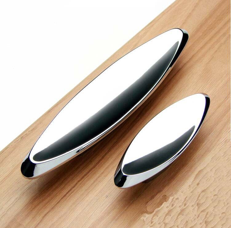 1.25 2.5 Oval Drawer Handle Chrome Door Handles Etsy