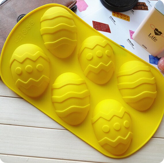 Easter Egg Cake mold Soap Mold 3D Flexible Silicone Mold Candy Etsy