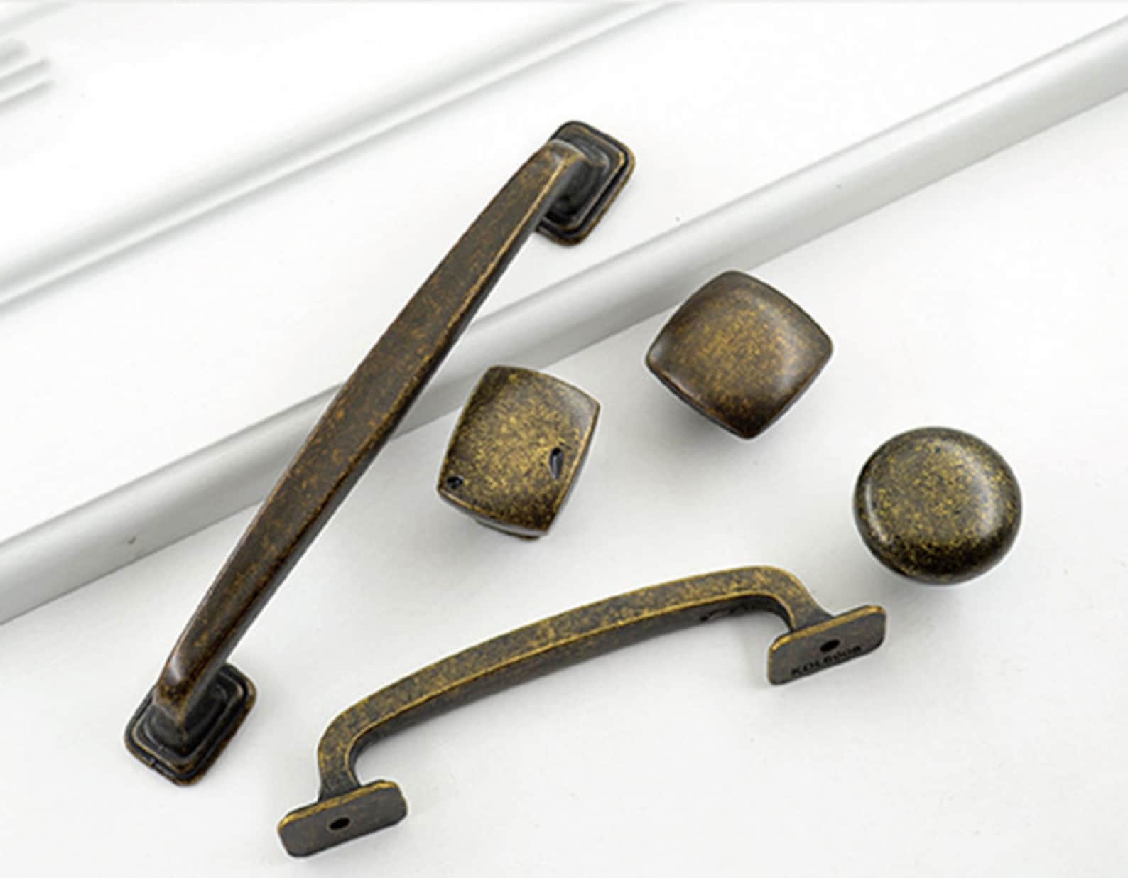 3.75 5 Bronze Drawer Pulls Handles vintage Handles Etsy