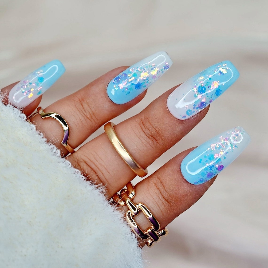 Top 20 Ombre Wedding Nails for the Bride