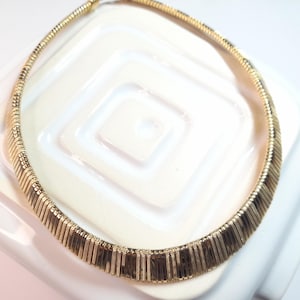 Vintage Gold Tone Collar Necklace Cleopatra Necklace Evening Jewellery