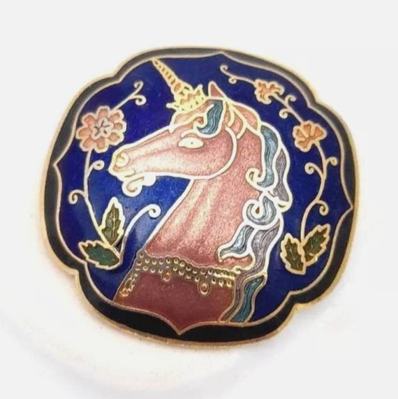 gift tin UK Enamel secret santa Rainbow unicorn Brooch Jewellery Badge