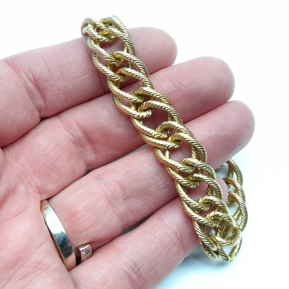 NAPIER Vintage Gold Tonee Chunky Chain Bracelet  … - image 4