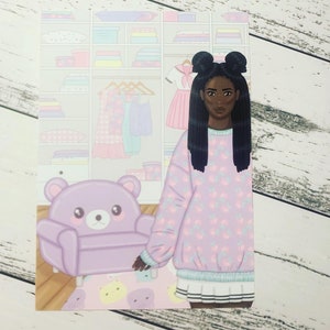 Carte postale A6 Kawaii recto-verso | Jolie carte postale