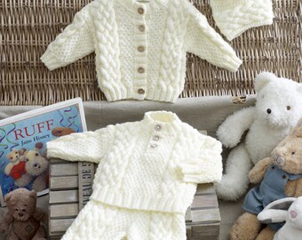 King Cole Knitting Pattern 5534 Bed Runner And Cushions
