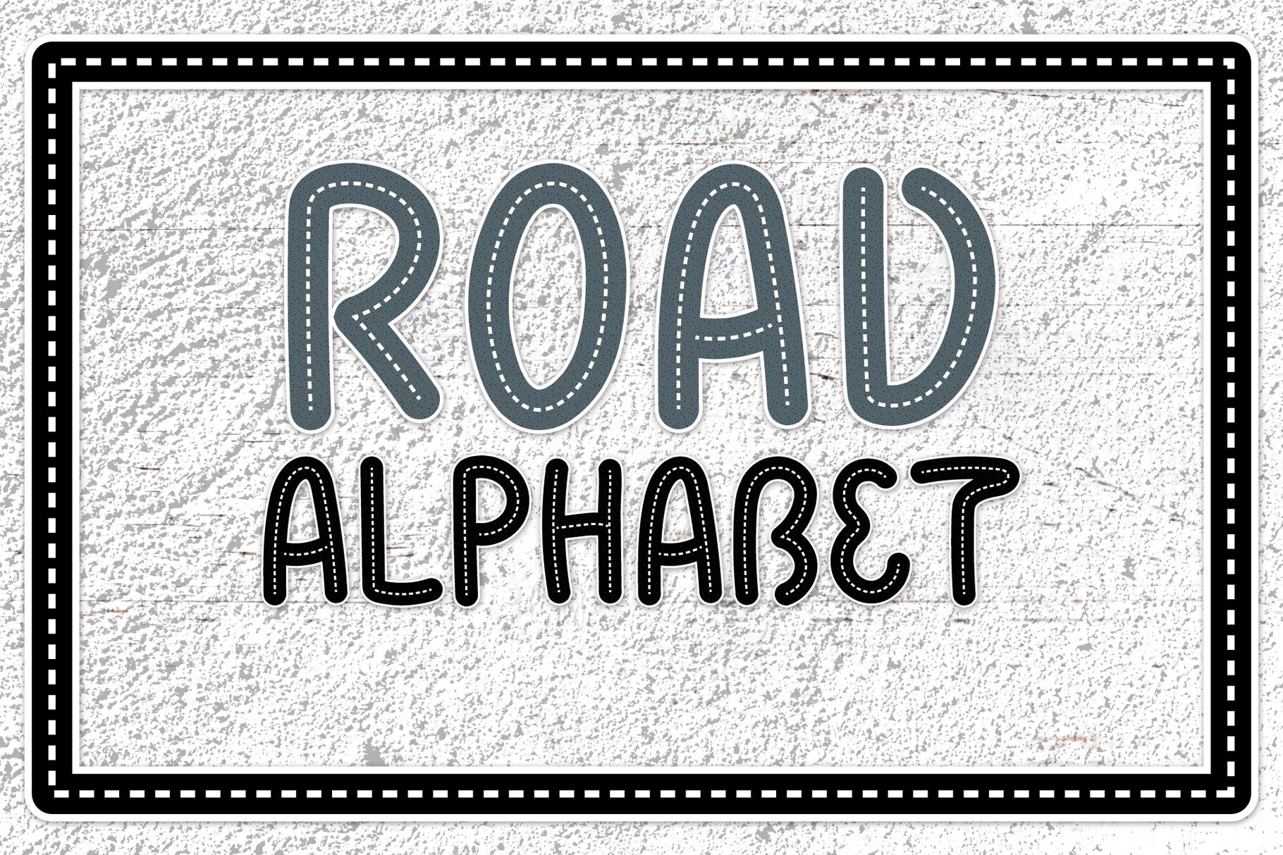 Road Alphabet SVG DXF PNG Clipart. Asphalt Road Letters. Boy | Etsy