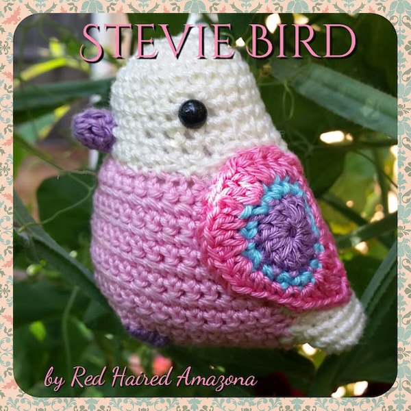 Stevie the Amigurumi Bird crochet pattern
