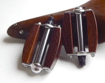 wooden bike pedals
