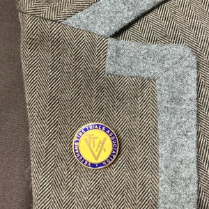 Vintage Veterans Time Trials Association Enamel Pin Badge