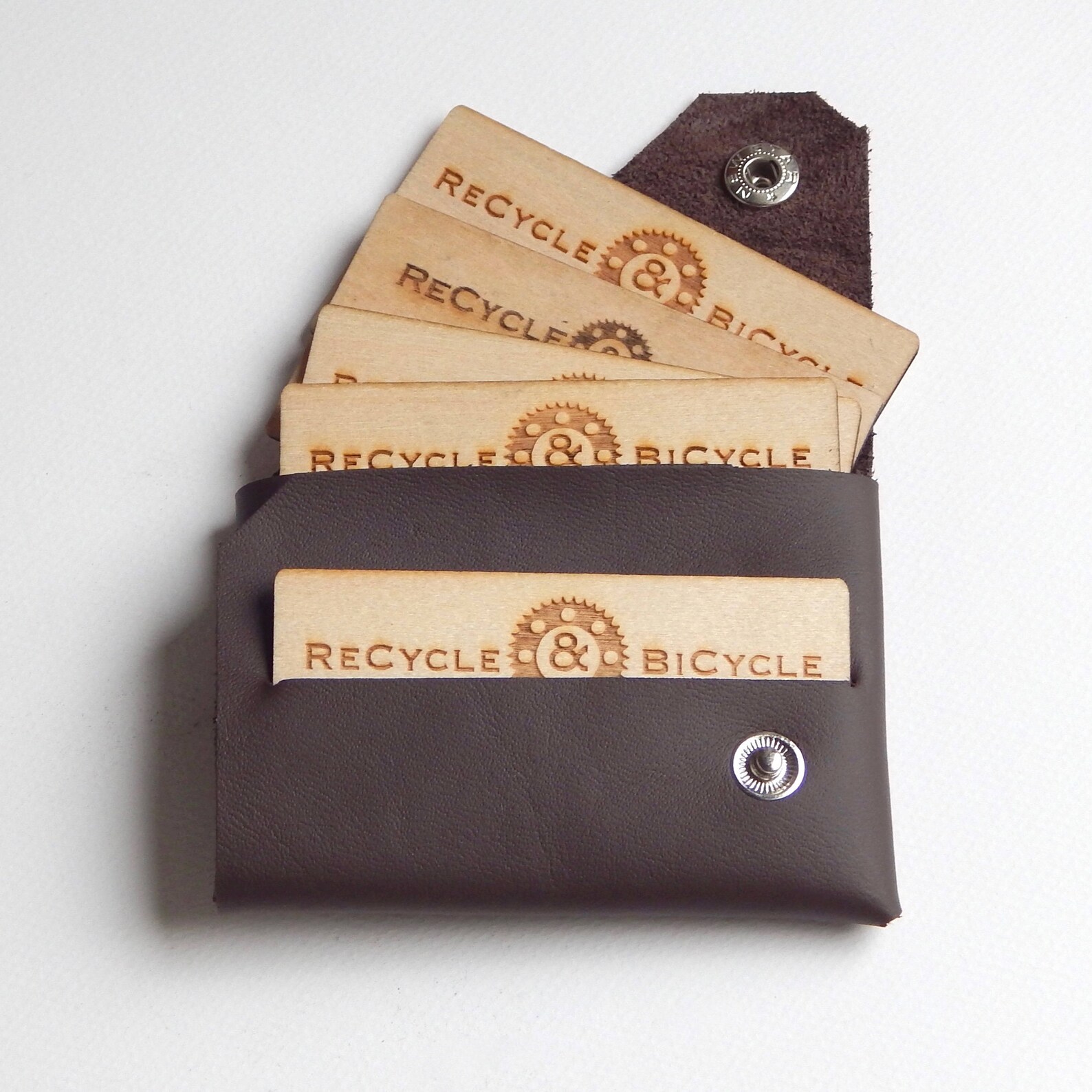 Cyclists Bicycle Cycling Wallet Purse Reclaimed Leather Etsy