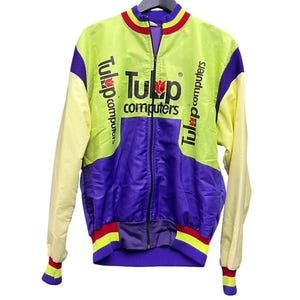 Rare Tulip Computers Cycling Jacket NOS 46″ Chest