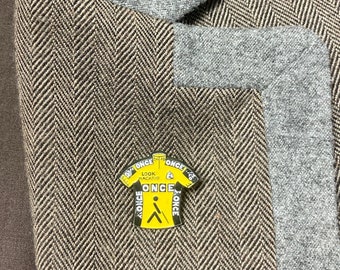Vintage 1990's ONCE Cycling Jersey Lapel Pin Badge