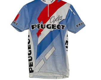 Retro Peugeot Cycling Jersey 38″ Chest Medium