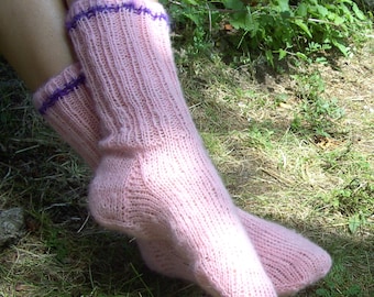 Unique hand-knitted socks (UK 3.5-4, EU 36-37)