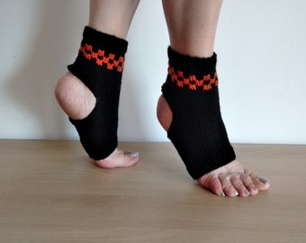 Handgebreide sokken zonder schoenen Wollen sokken voor yoga ballet dans pilates pedicure teenslippers sandalen bed huis mode spa teenloze sokken cadeau voor haar