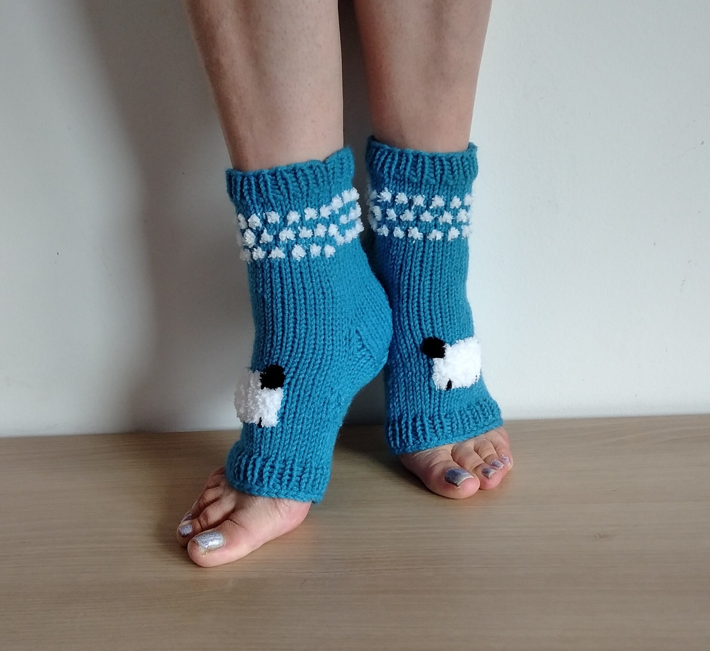 Wool Yoga Socks 