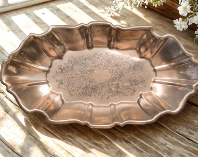 Vintage Coppercraft Guild Copper Serving Tray