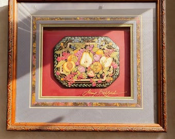 Vintage Jamie Rehfeld Shadowbox Wall Decor