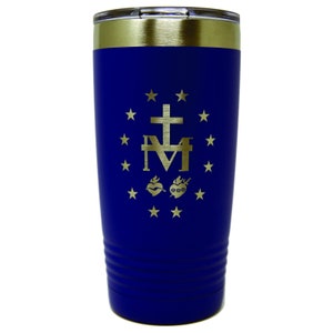 Miraculous Medal Tumbler / Catholic Tumbler / Catholic Cup / Catholic Travel Mug / Blessed Mother Gift