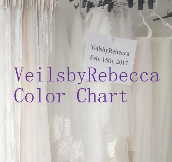 Bridesmaid Dress Color Chart