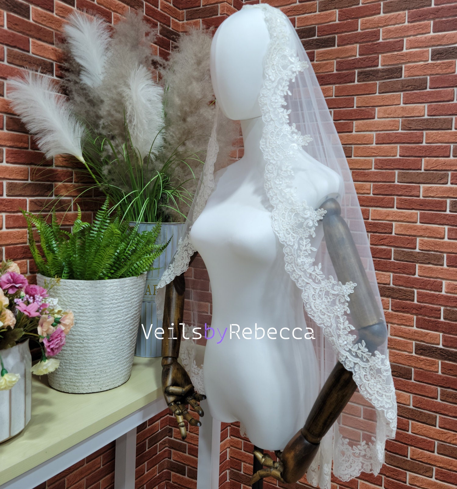 Vintage Lace Veil - Etsy