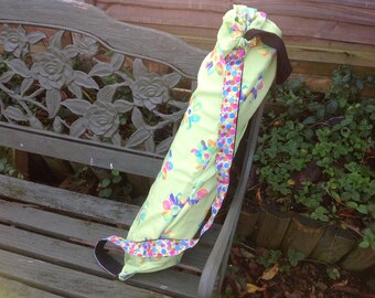 OOAK upcycled Yoga/ Pilates mat bag