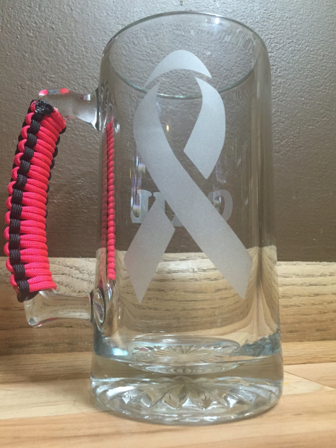 Breast Cancer Beer Mug Breast Cancer Survivor Gift Etsy