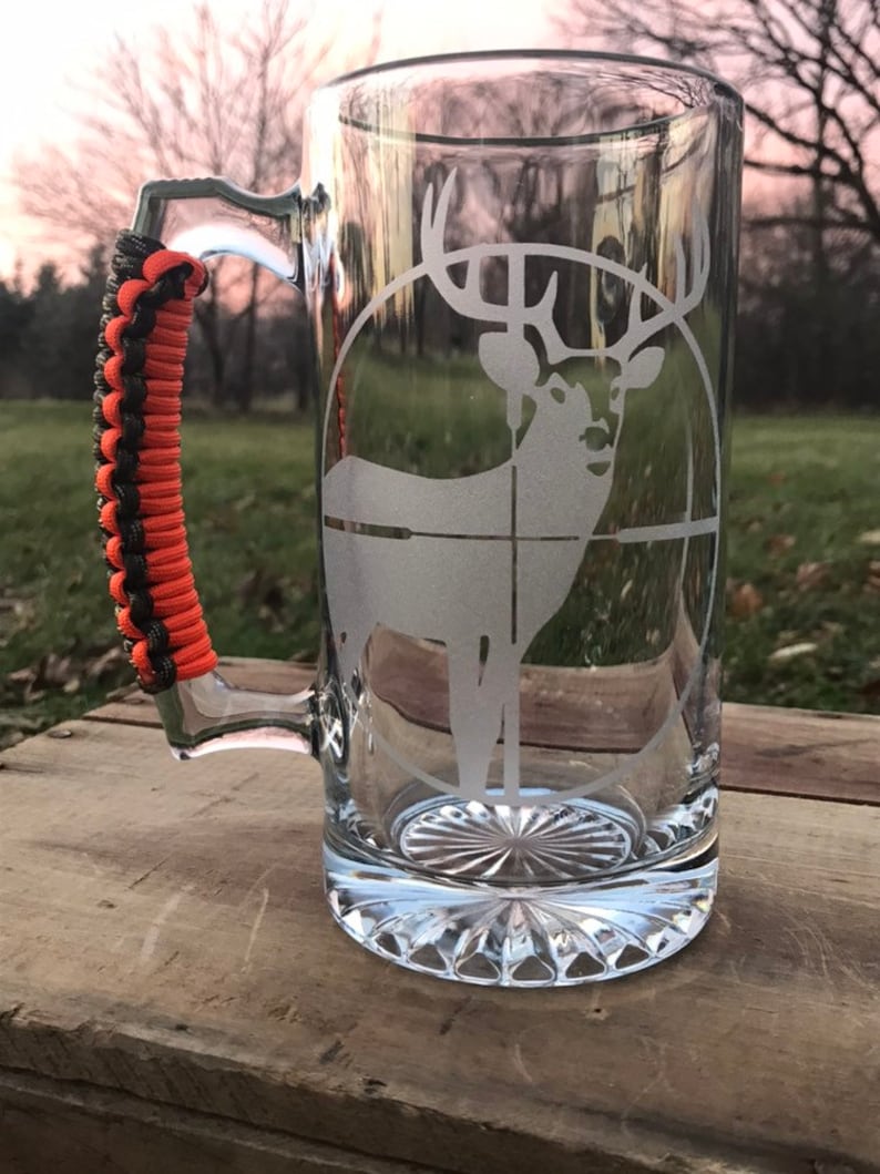 Deer Hunter Gift Deer Hunting Beer Mug Wedding Gift Etsy