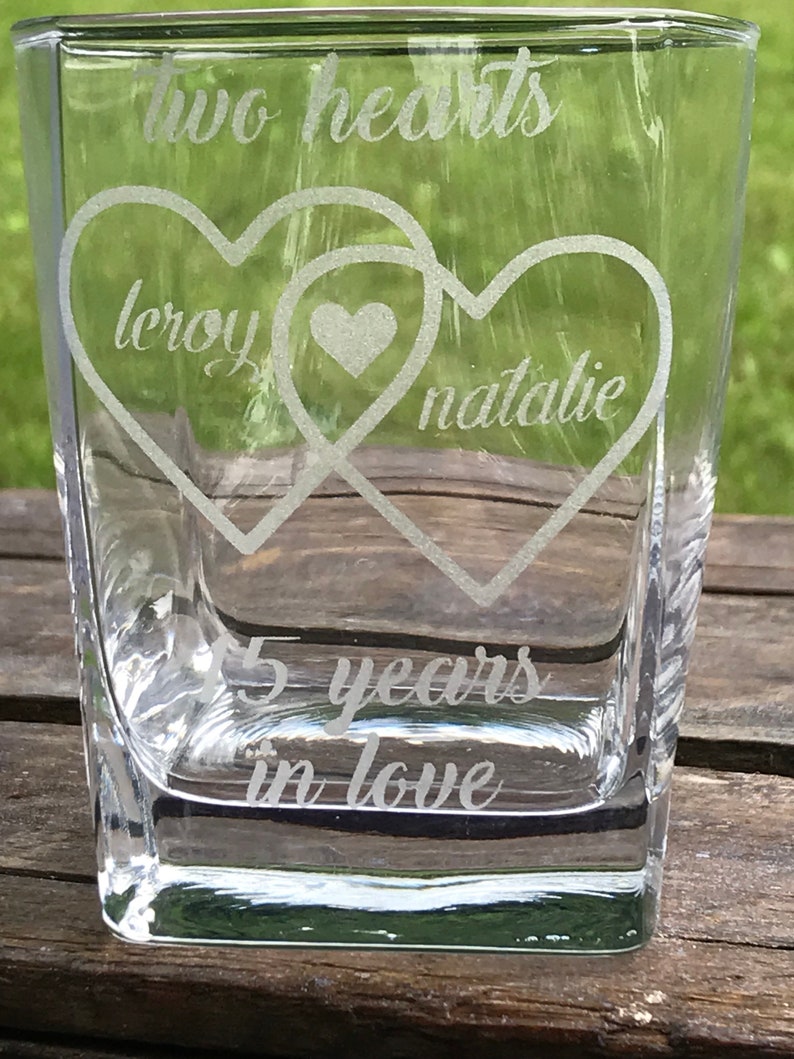 Anniversary Gift Two Hearts One Love