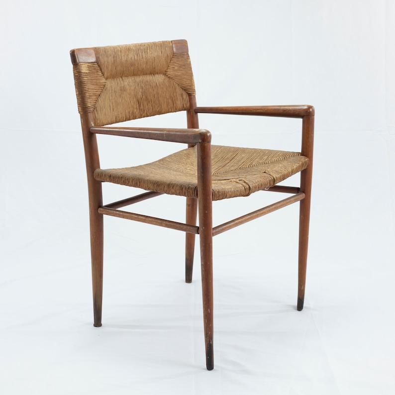 Mel Smilow armchair. Vintage MCM 1940s.