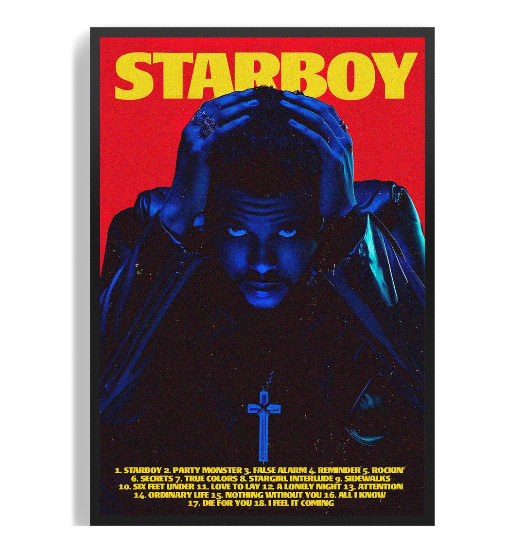 The Weeknd Star Boy Poster - Etsy