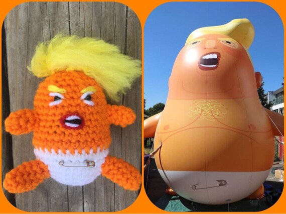 crochet trump doll