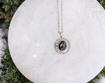 Onyx Necklace Sterling Silver Gemstone Jewelry Mother's Day Gift for Her