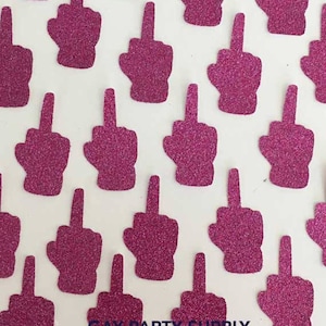 Middle finger confetti, fuck off confetti, bye felicia confetti, fuck off confetti, fuck you party decor, Divorce party, Fuck Valentines image 1