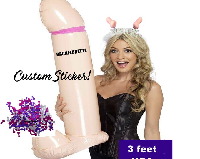 Inflatable Penis Pool Float for a Bachelorette Party, Blow up Doll, Blow Up Pool Float, Water toy, Inflatable Gag Gift, Dick floaty