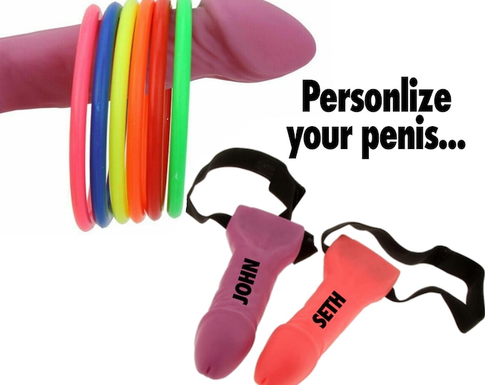 Gay Party Games, Penis Hoopla Game, Naughty Birthday funny bachelorette Ring Toss Party Supplies, Drinking Games for Adults, LGBTQ  Game