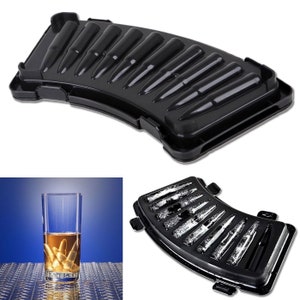 Kugel-Silikonform für Pistole oder Pistole, Eiswürfelbehälter, Fondant, Schokolade, DIY Seife Jello , Patronenhülsen