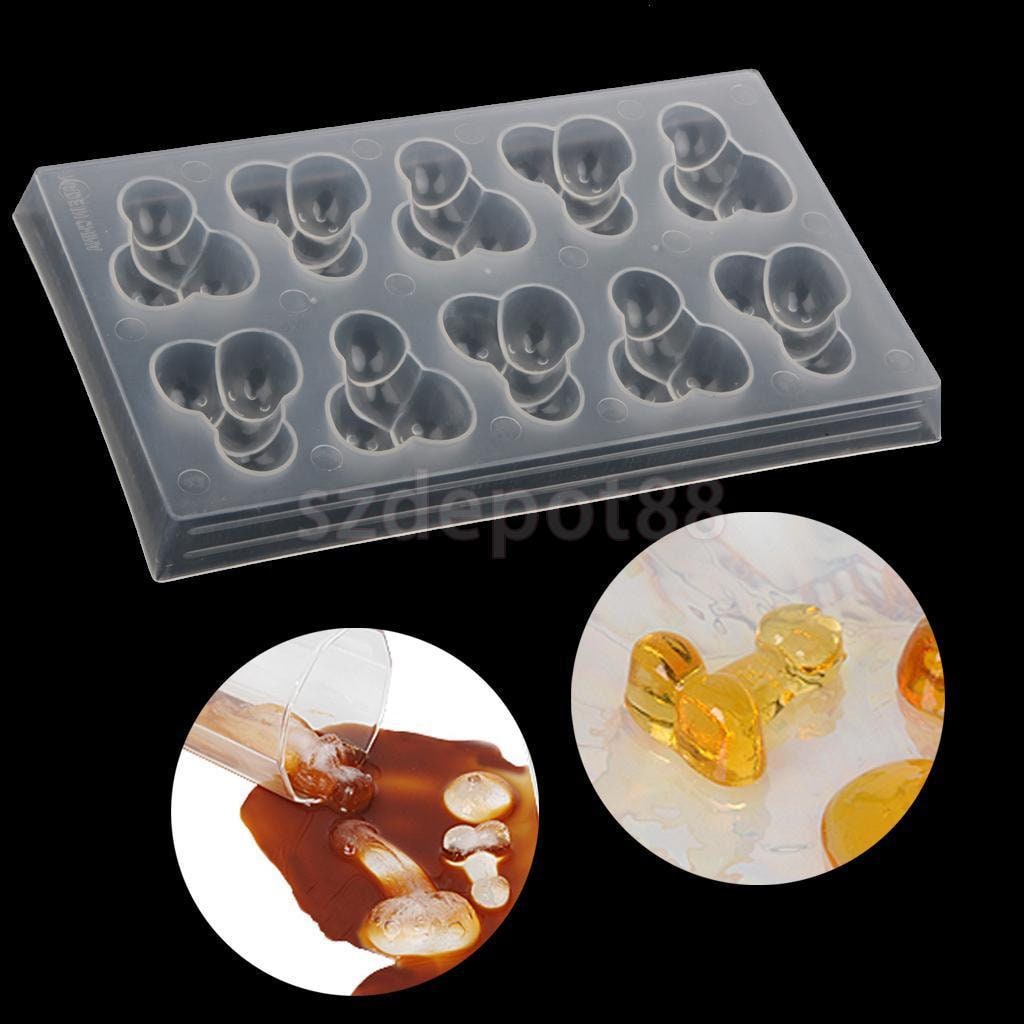 Penis Mold (3 Piece) – Chocolate Mold Co