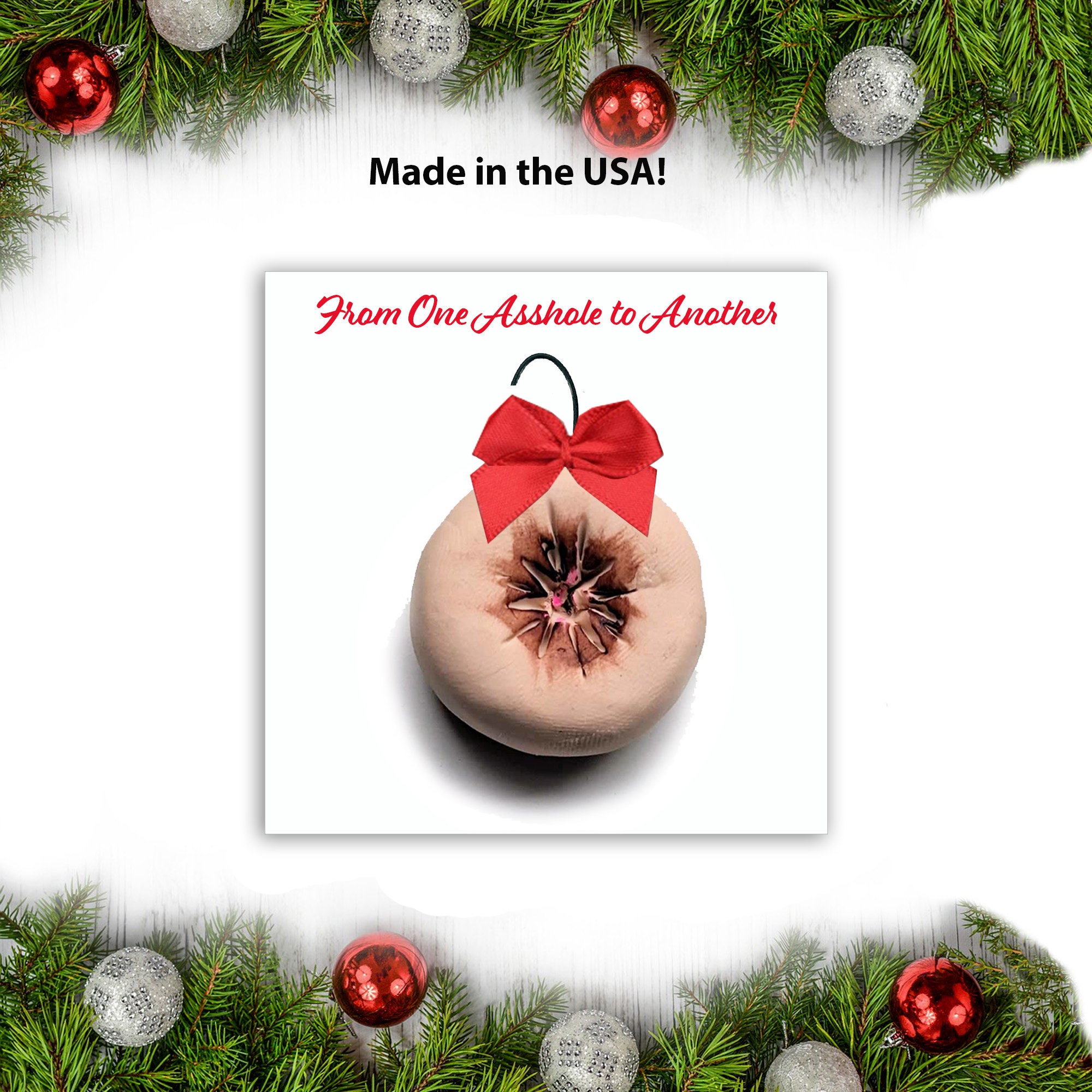 Blended Christmas Andaz Press Funny Round Metal Christmas Ornament