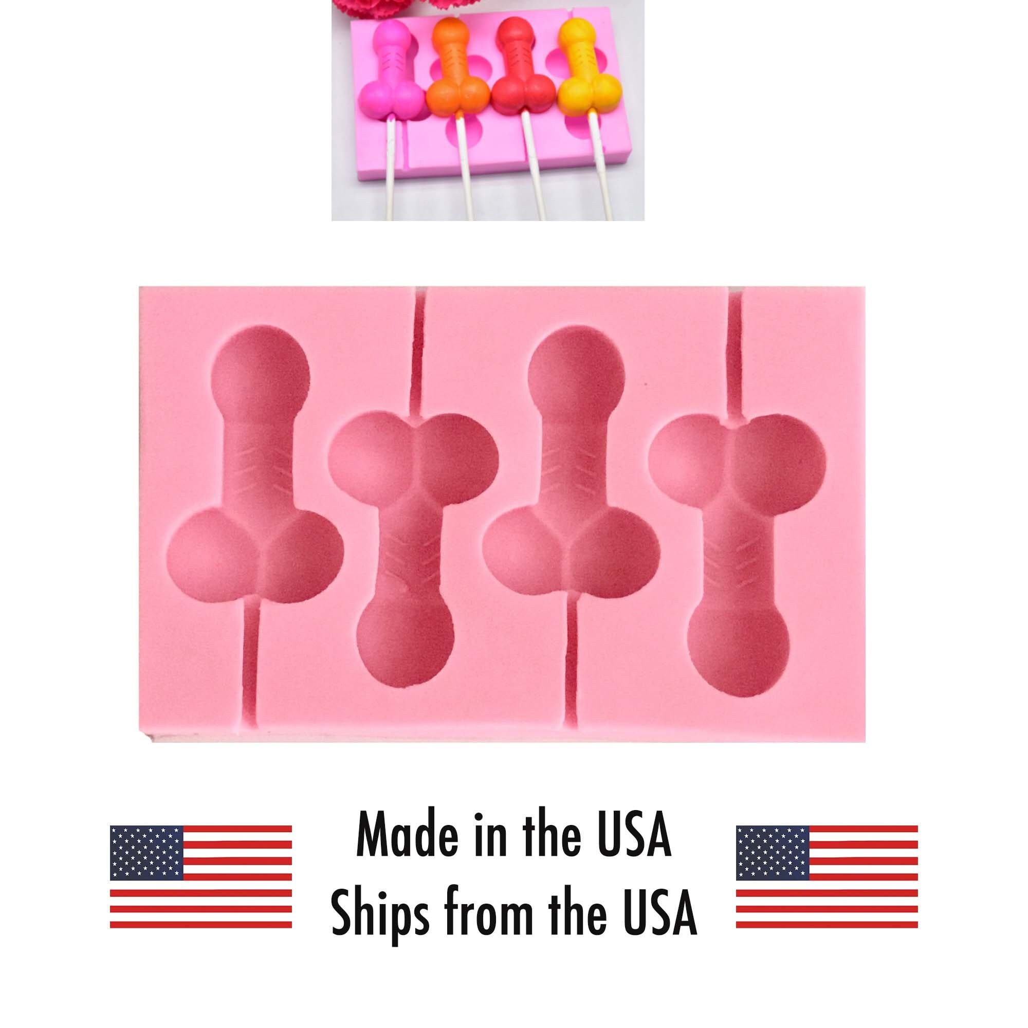 Silicone Lollipop Molds, 4-capacity Penis Mold,chocolate Hard Candy Molds,  Ice Molds, Great for Lollipop, Sucker, Chocolate, Cake Pop -  Israel