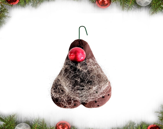 Rudolph's Balls Christmas ornament tree decorations, naughty nut sack, Reindeer scrotum, funny gift, Funny Reindeer Shirt