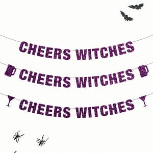 Set Decorazione Halloween Boos & Booze - Banner Con Lettere E Ghirlanda Di Fantasmi Glitterati, Tema Horror Divertente