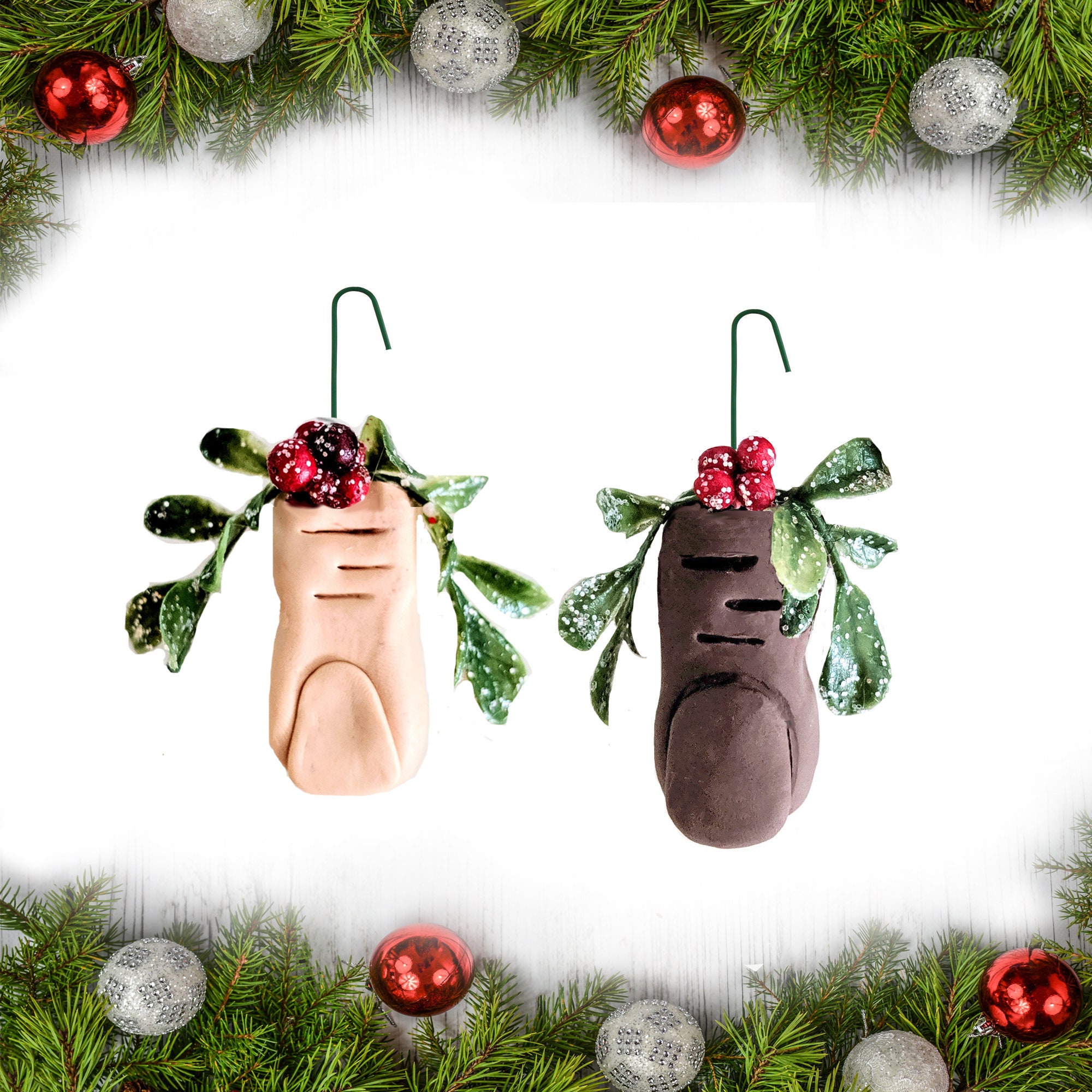Mistletoe Ball Christmas Ornament Tree Decorations Funny Gift
