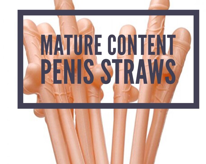 Penis Straws, Bachelorette party decor big Dick straws, Nude, Pink, Flesh Colored penis straws, dicky straws, reusable hen drink decorations